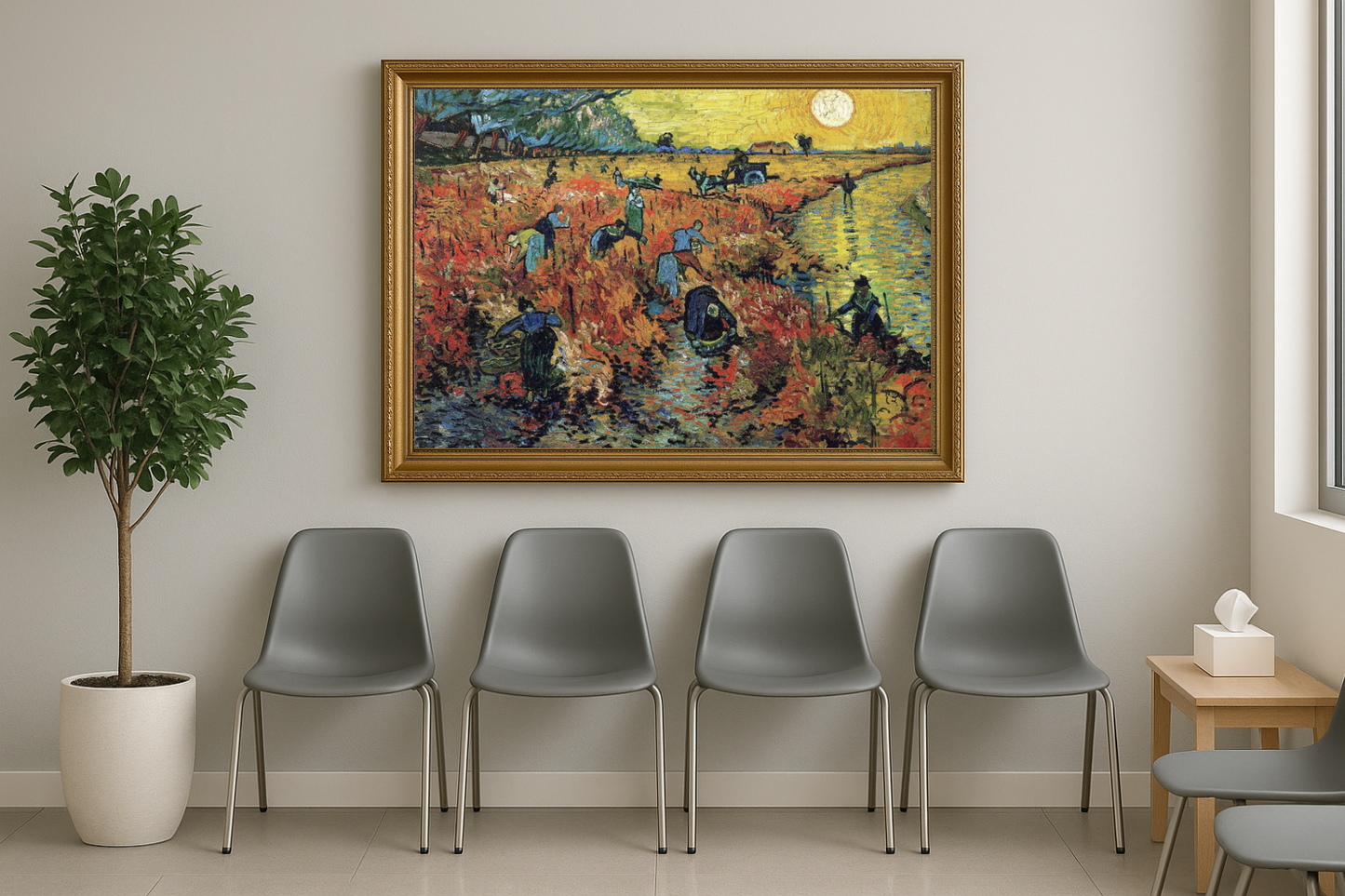 🖼️ Czerwona winorośl – Vincent van Gogh (1888)