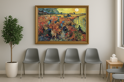 🖼️ Czerwona winorośl – Vincent van Gogh (1888)