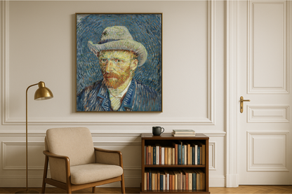 🎩 Autoportret w szarym filcowym kapeluszu – Vincent van Gogh (1887–1888)