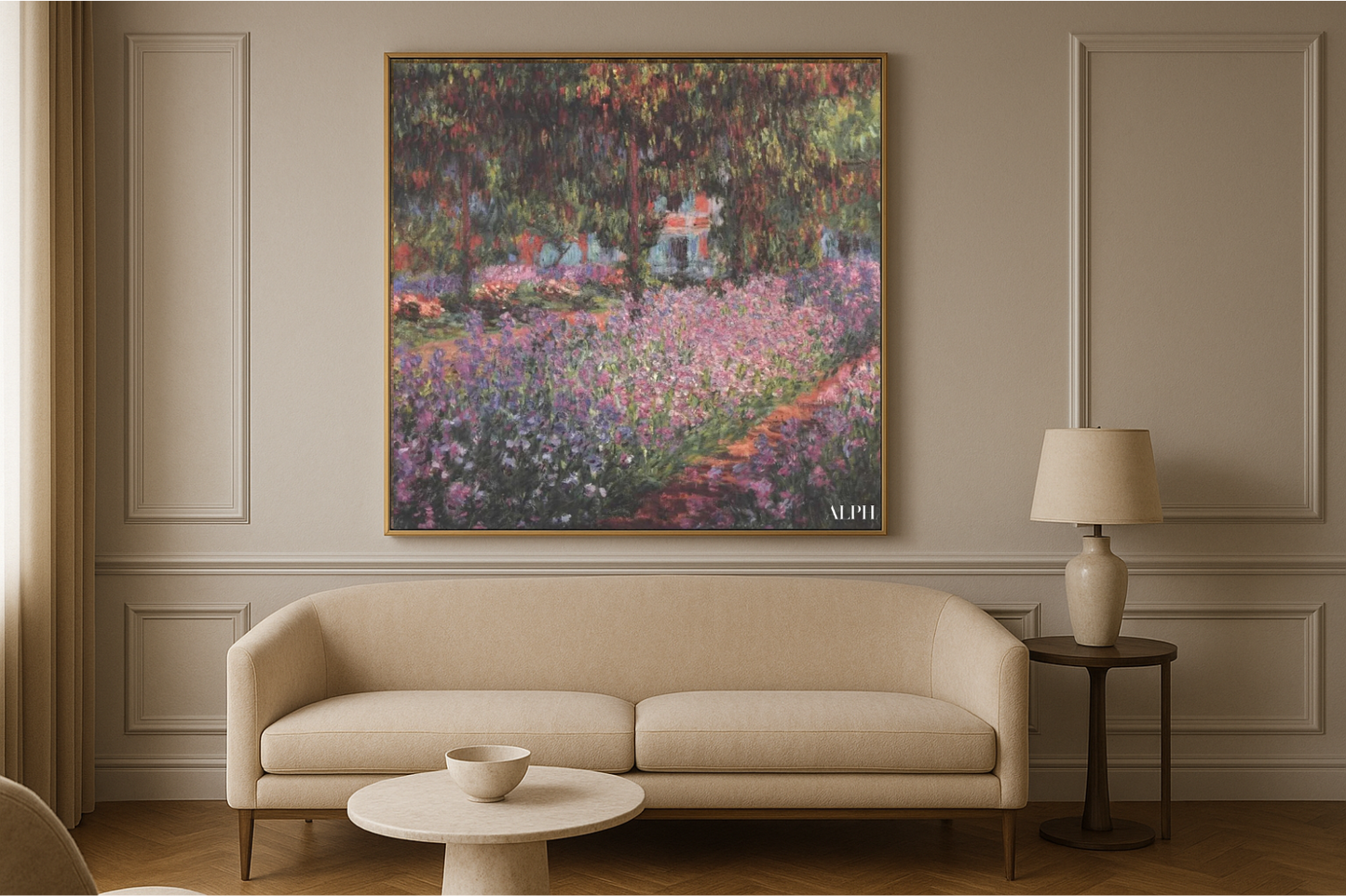 Ogród artysty w Giverny (Irysy) – Claude Monet, około 1900