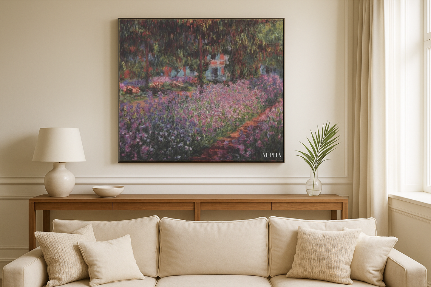 Ogród artysty w Giverny (Irysy) – Claude Monet, około 1900