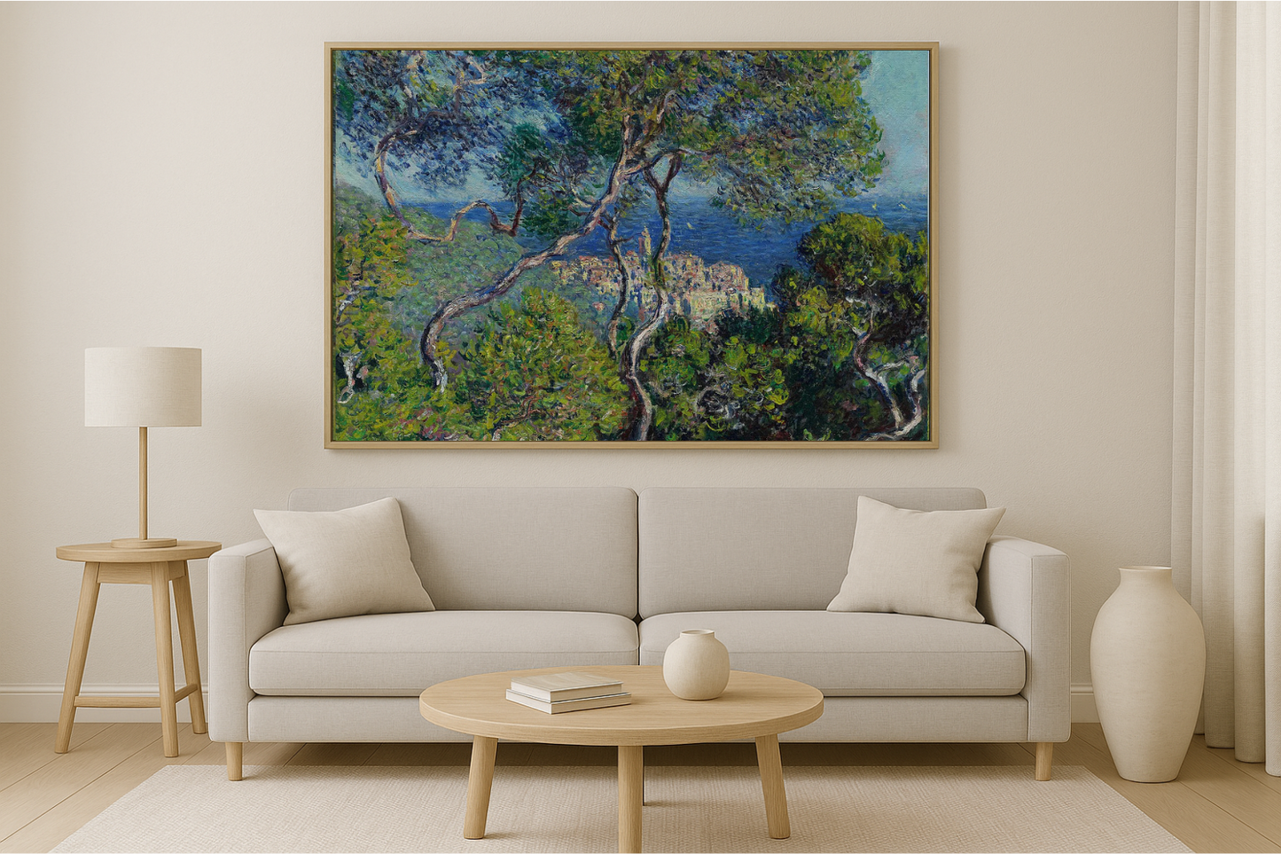 🌴 Wille w Bordighera – Claude Monet (1884)