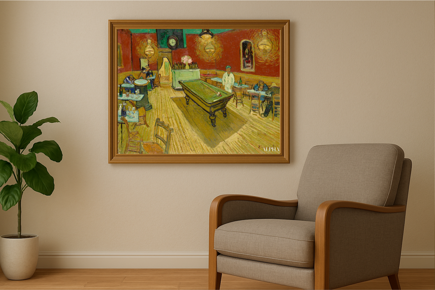 🖼️ Nocna kawiarnia – Vincent van Gogh (1888)