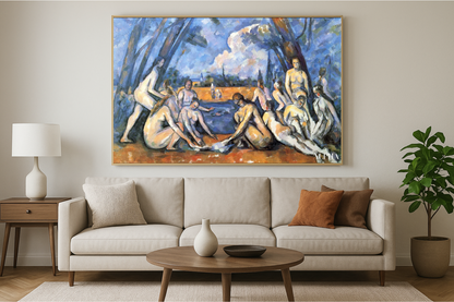 "Wielkie kąpiące się" - Paul Cézanne