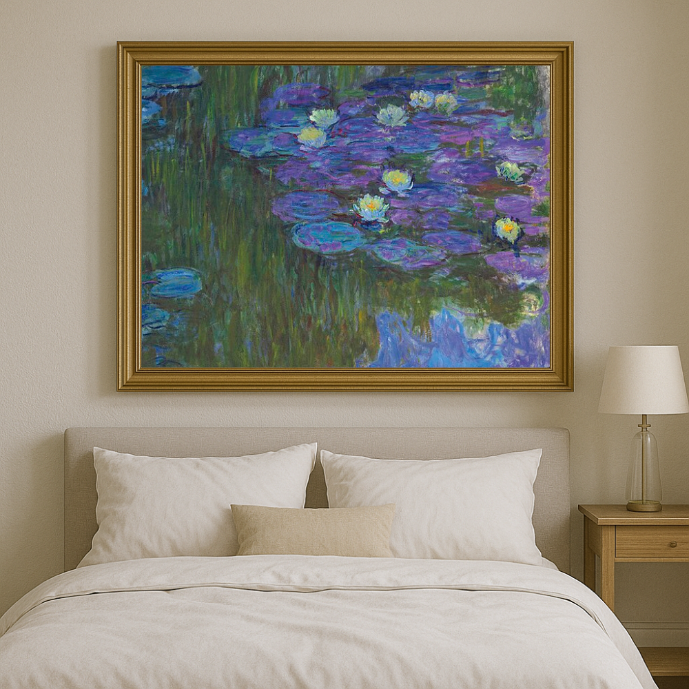 Lilie wodne w kwiecie (1914-1917) - Claude Monet