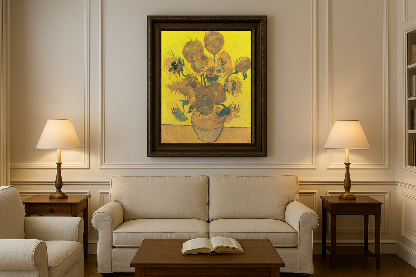 🌻 Wazon z piętnastoma słonecznikami – Vincent van Gogh (1888)