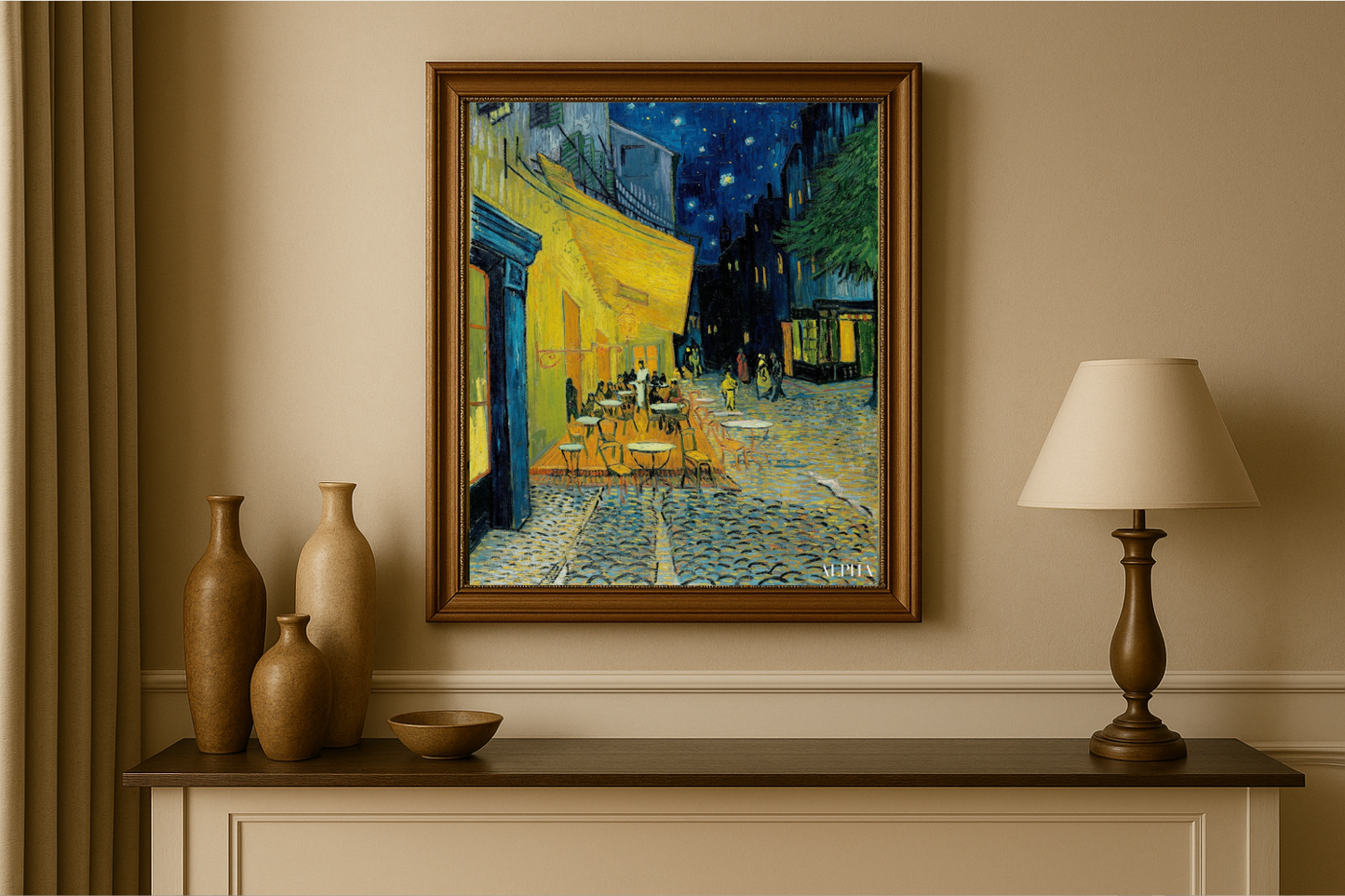 🖼️ Taras kawiarni wieczorem – Vincent van Gogh (1888)