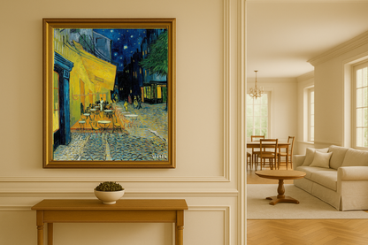 🖼️ Taras kawiarni wieczorem – Vincent van Gogh (1888)