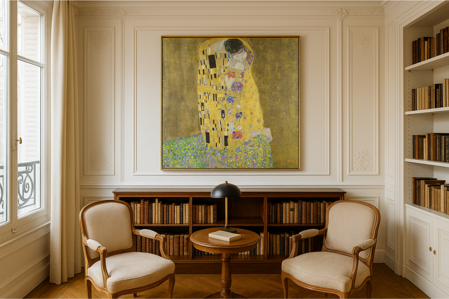 💛 Pocałunek – Gustav Klimt (1907–1908)