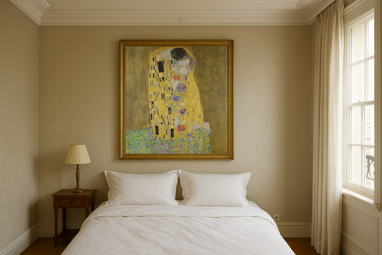 💛 Pocałunek – Gustav Klimt (1907–1908)