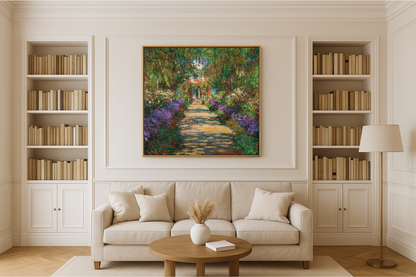 🎨 Aleja w Giverny – Claude Monet, około 1902