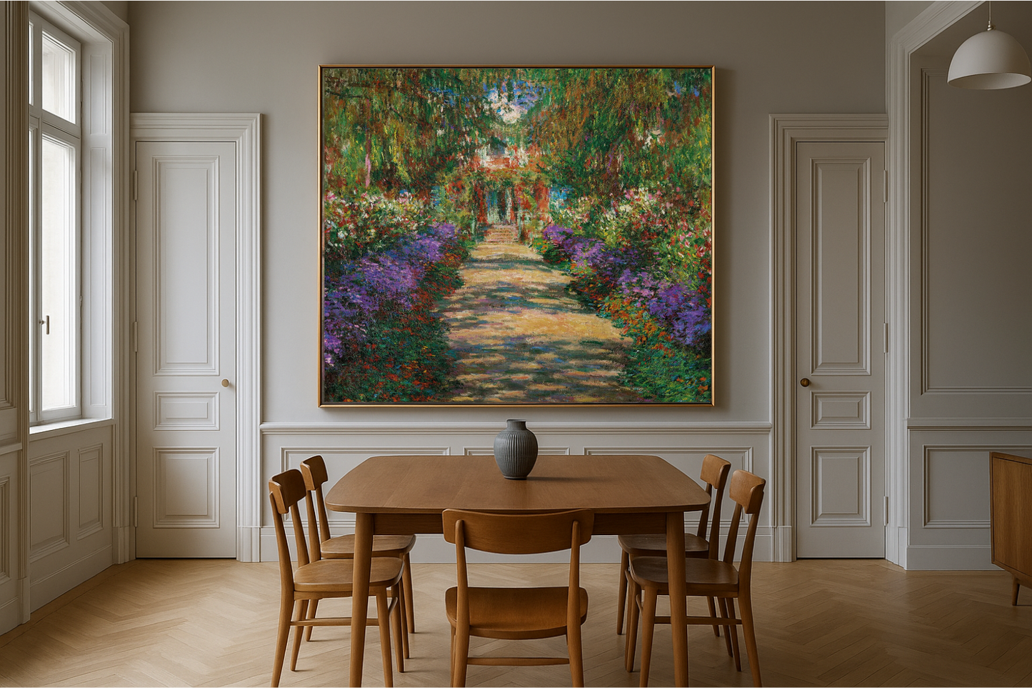 🎨 Aleja w Giverny – Claude Monet, około 1902