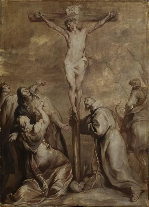 Uk rzyżowania ze świętym Franciszkiem - Antoine van Dyck
