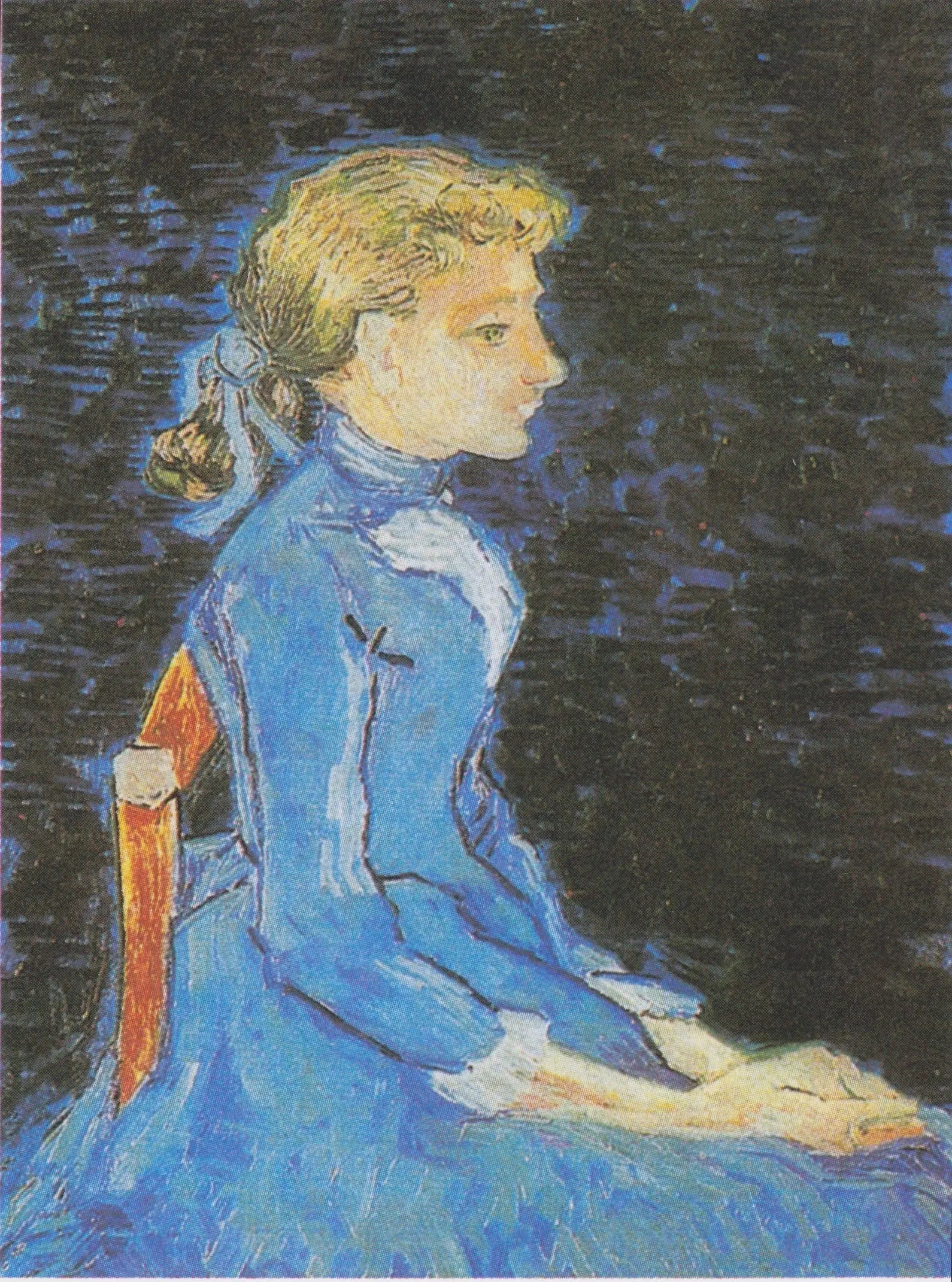 Reproduction du tableau « Portrait d'Adeline Ravoux - Vincent van Gogh » par Alpha Reproduction en peinture à l’huile