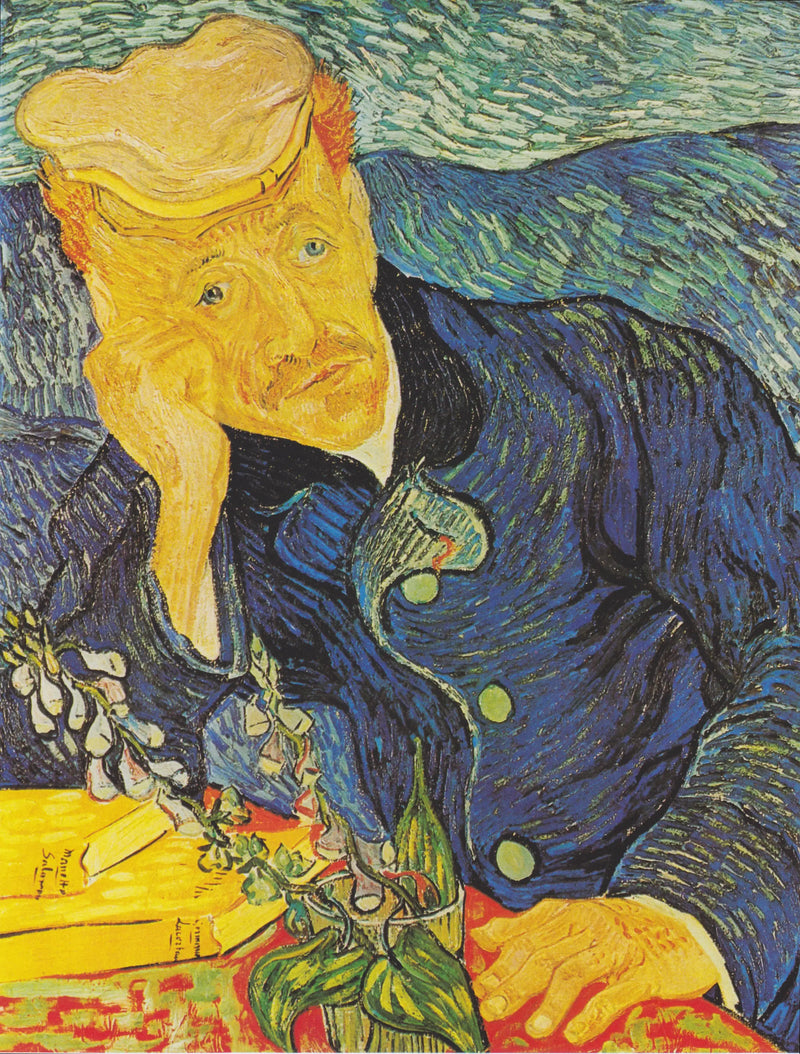 Portret doktora Gacheta z gałązką digitalis - Vincent van Gogh