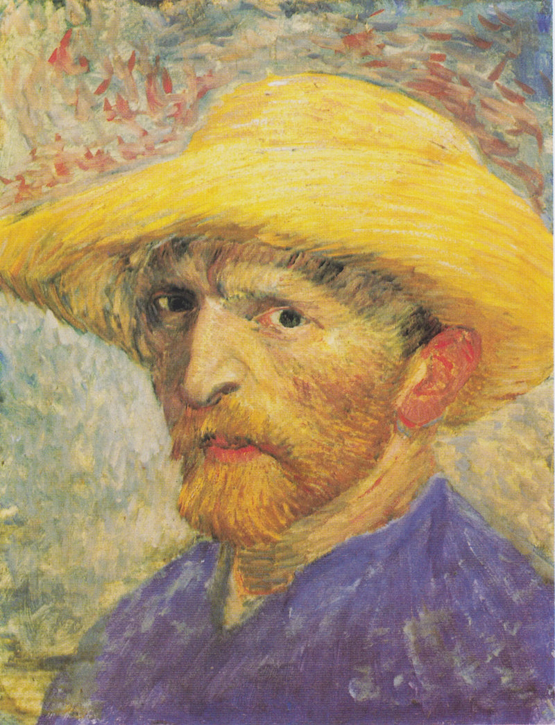 Autoportret w słomkowym kapeluszu - Vincent van Gogh
