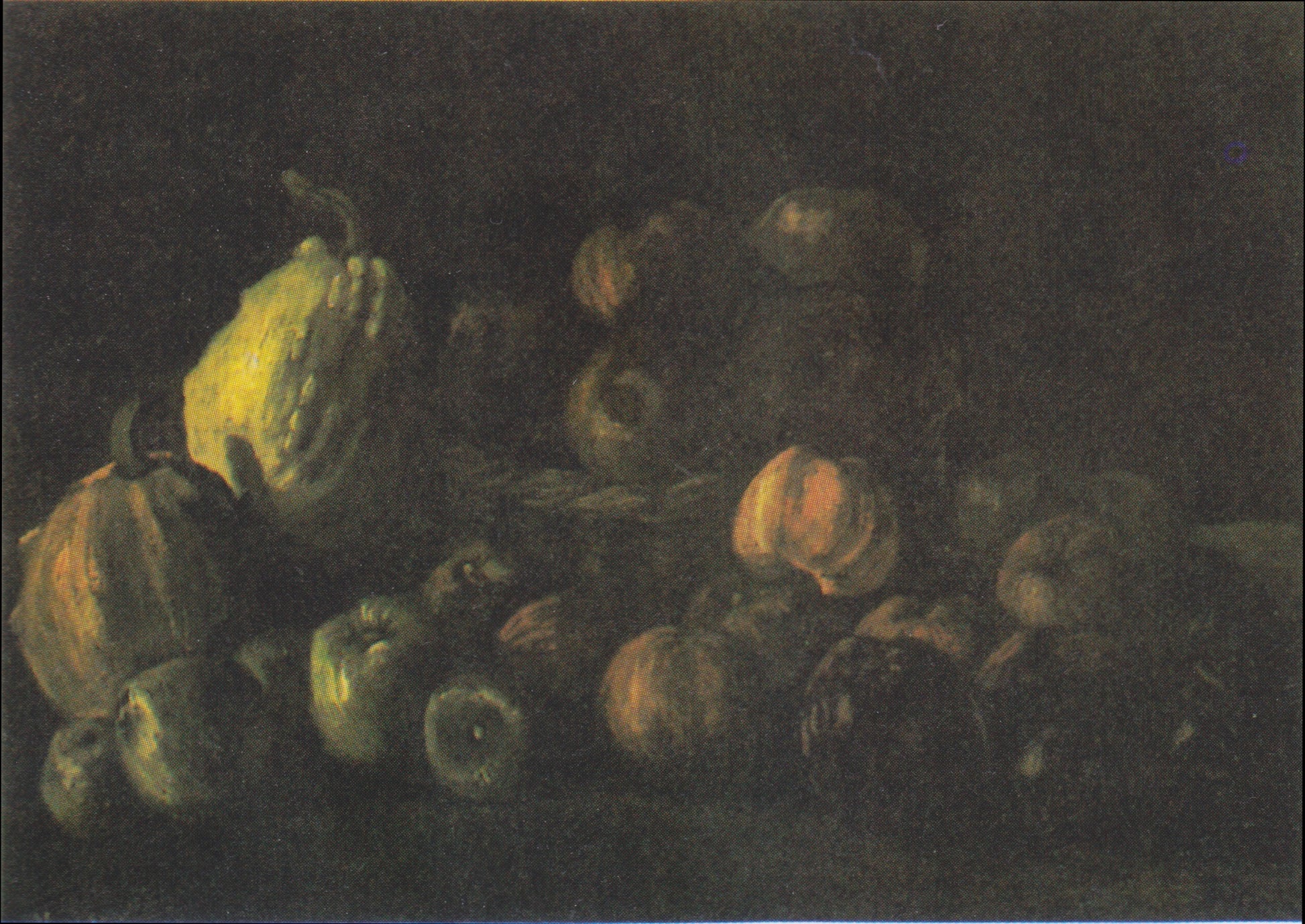 Martwa natura z koszem jabłek i dwiema dyniami - Vincent van Gogh