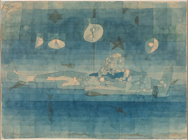 Zatopiona wyspa - Paul Klee