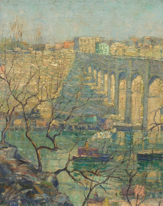 Vue du pont - Ernest Lawson