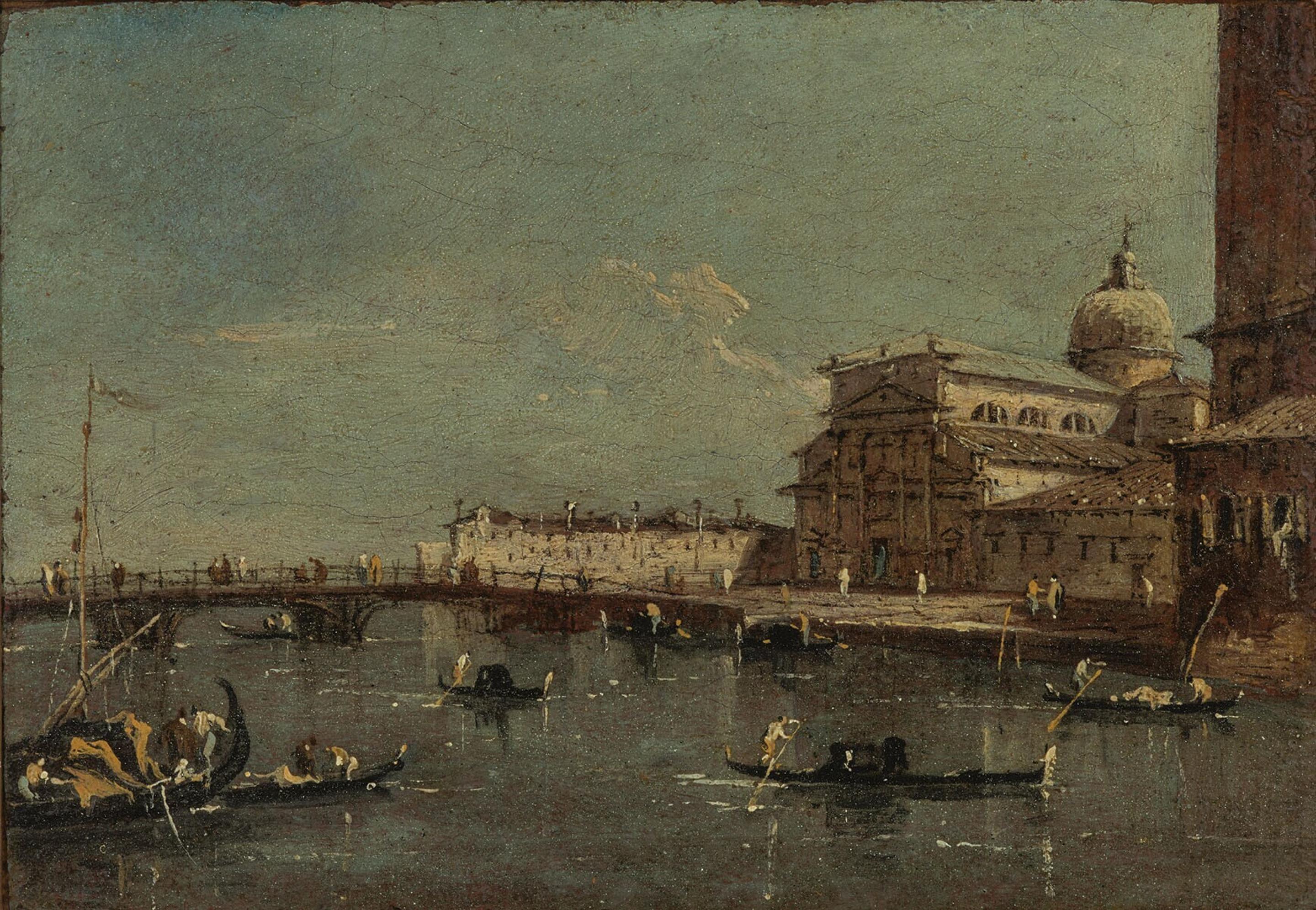 Vue de S. Pietro di Castello Venise - Francesco Guardi - Alpha Reproduction