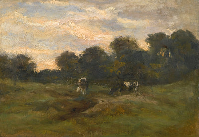 Łąka z krowami - Vincent van Gogh