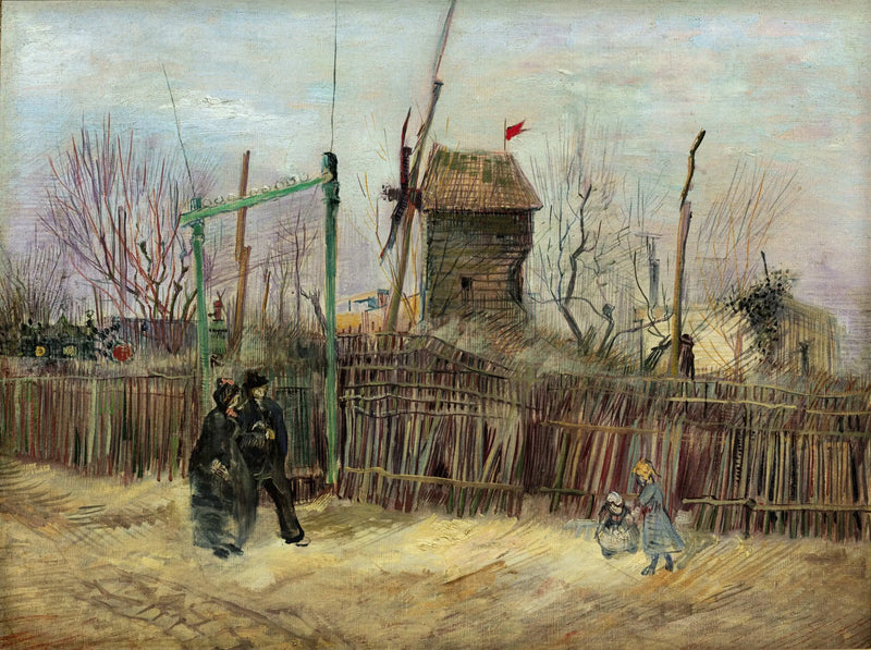 Scena uliczna w Montmartre - Vincent van Gogh