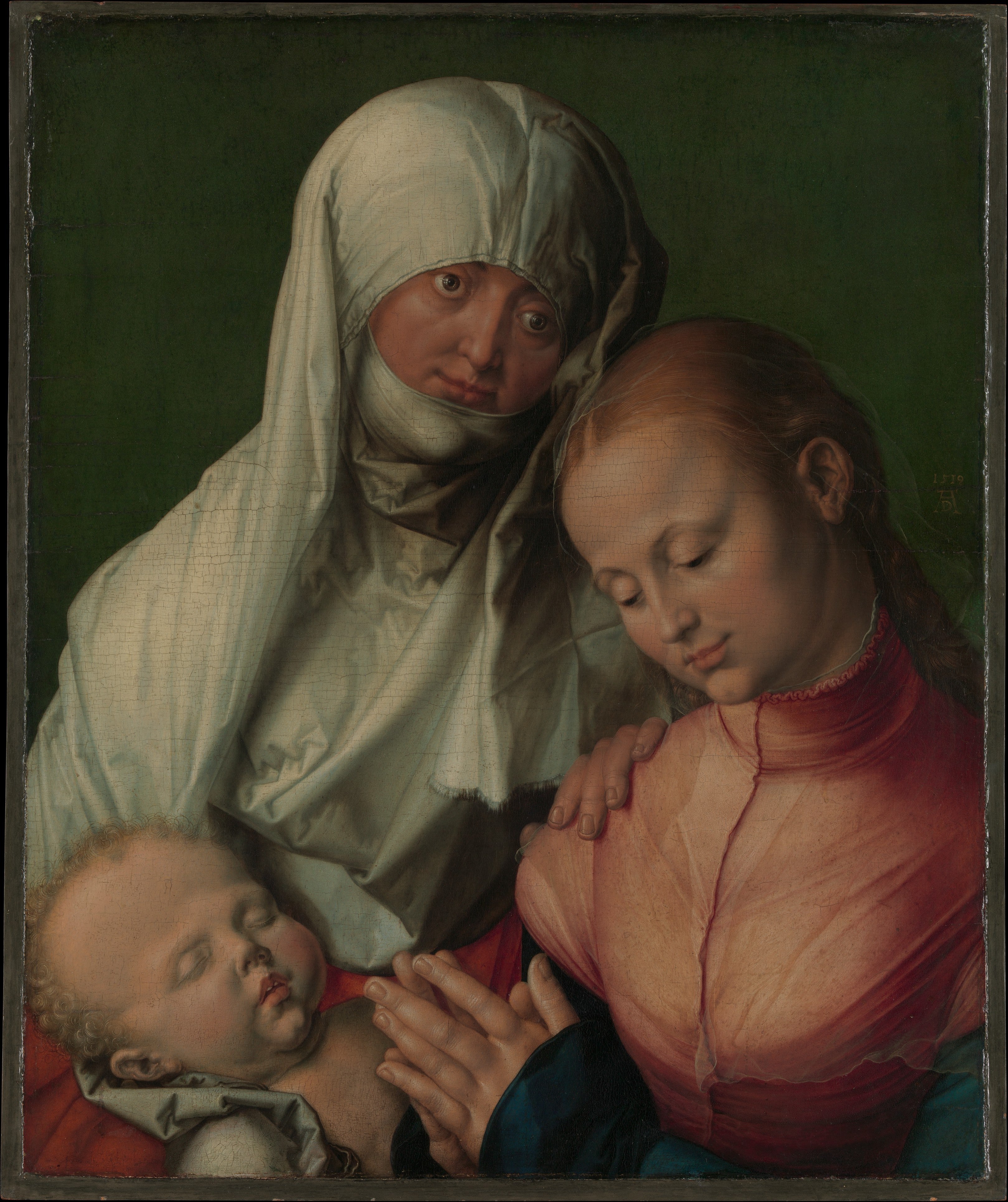 Madonna, Dzieciątko Jezus i Święta Anna - Albrecht Dürer