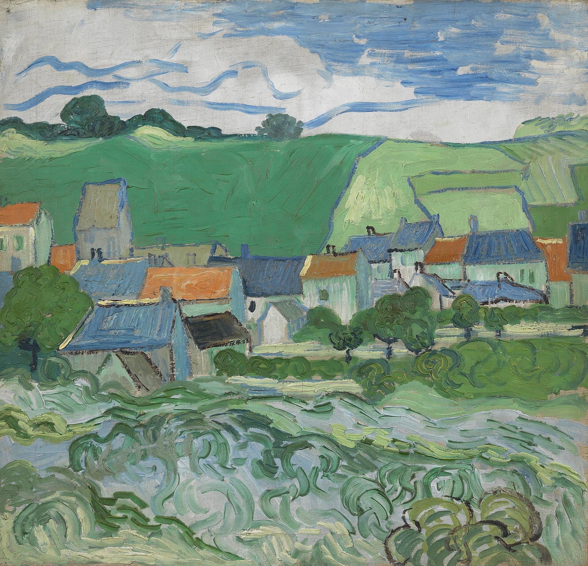 Widok Auvers - Vincent van Gogh