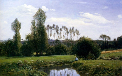 Widok na Rouelles – Claude Monet (około 1858–1859)