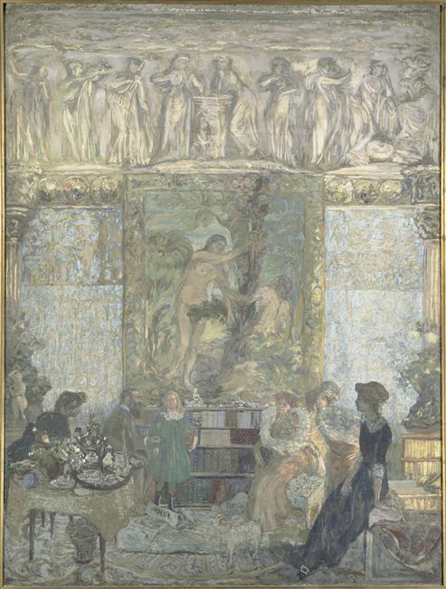 La Bibliothèque - Édouard Vuillard