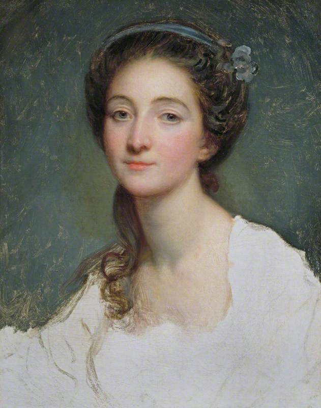 Portret damy, zwanej Sophie Arnould (1744-1802) - Jean-Baptiste Greuze