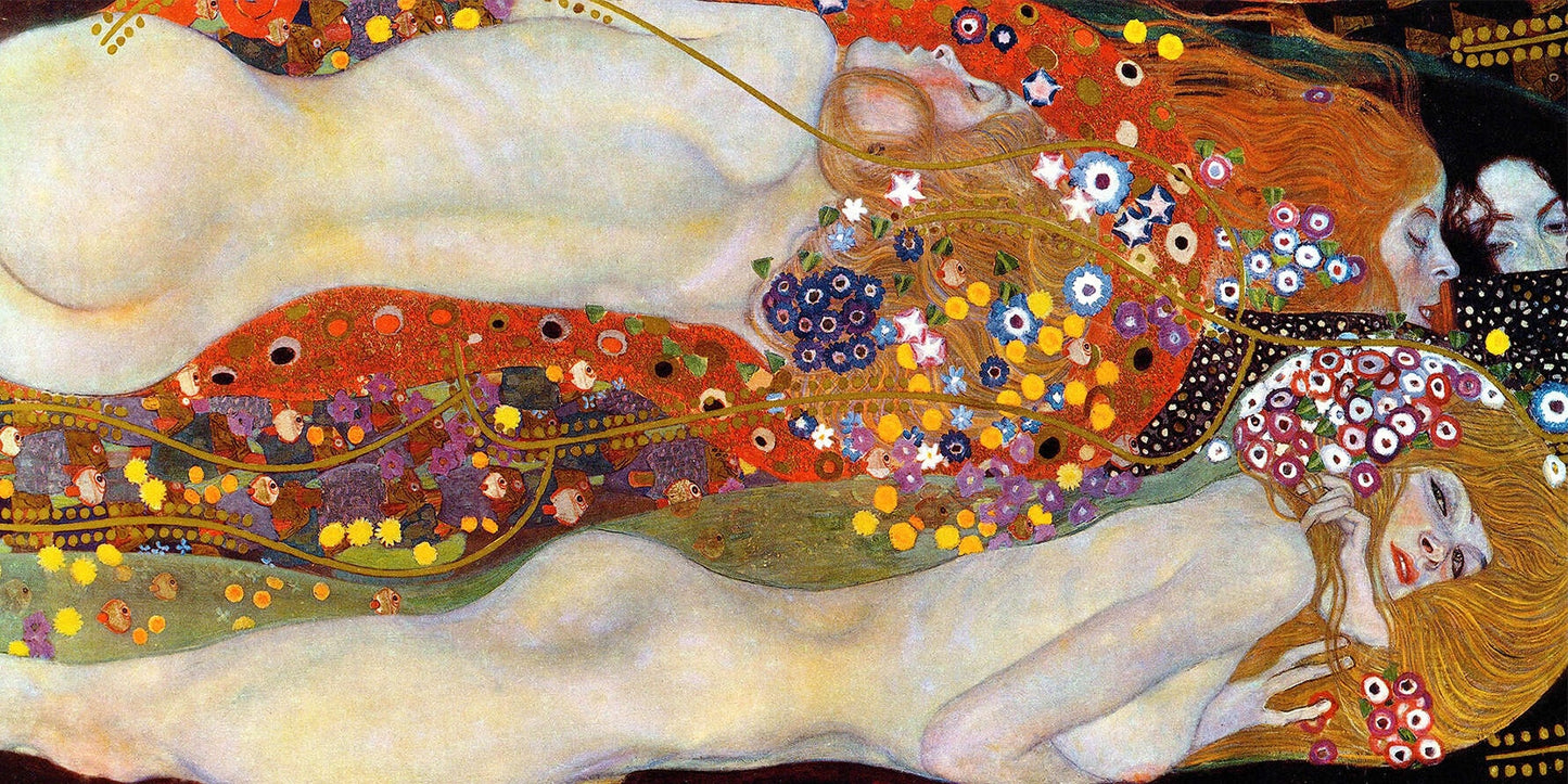 🐍✨ Wodne węże – Gustav Klimt (ok. 1904–1907)