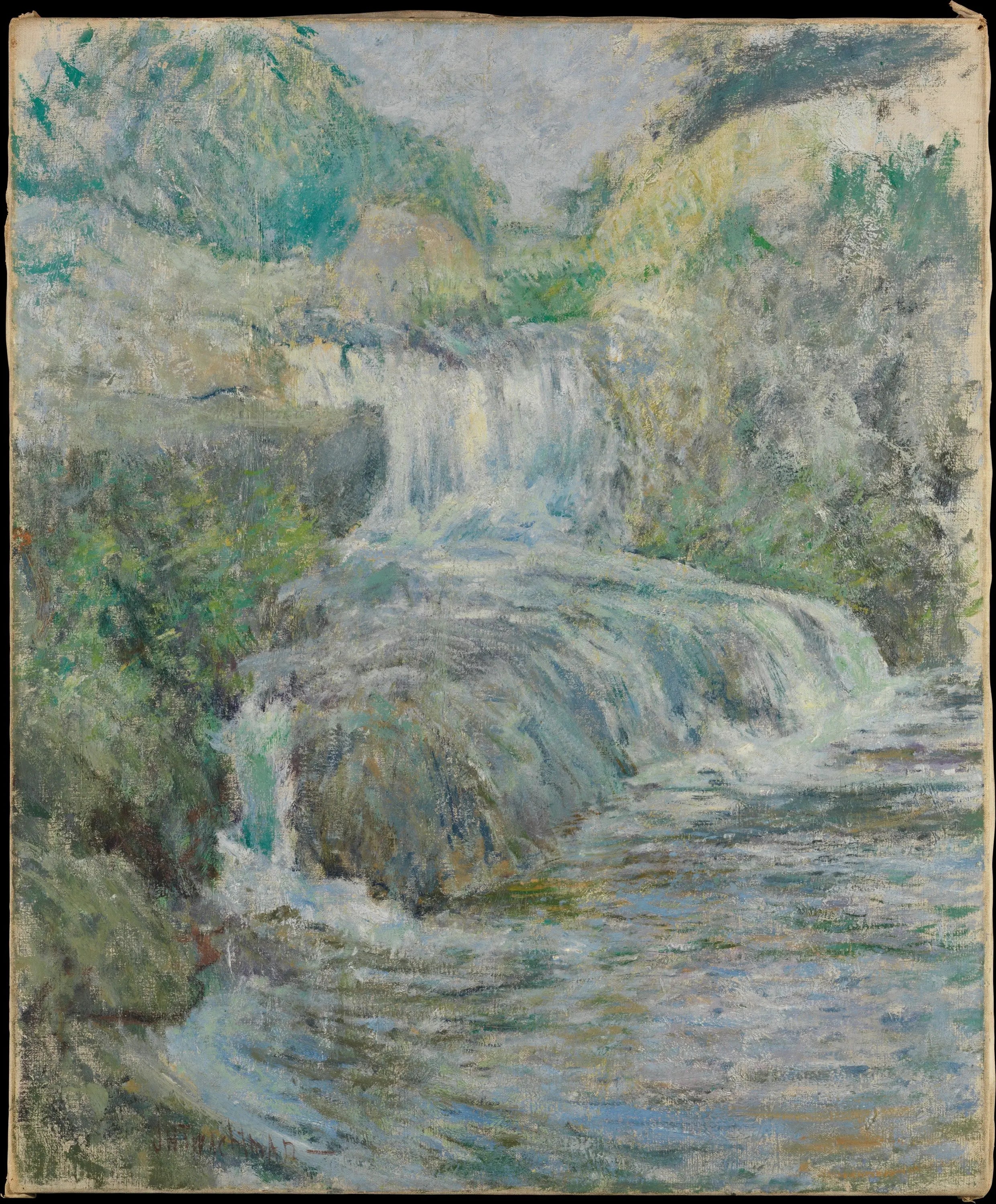 Cascade - John Henry Twachtman - Alpha Reproduction