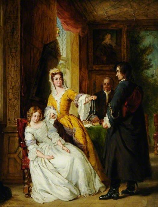 La Fiancée de Lammermoor (d'après le roman de Walker Scott) - William Powell Frith