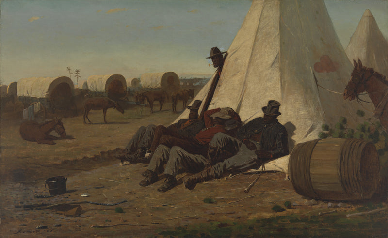 Les Teamsters de l'Armée - Winslow Homer