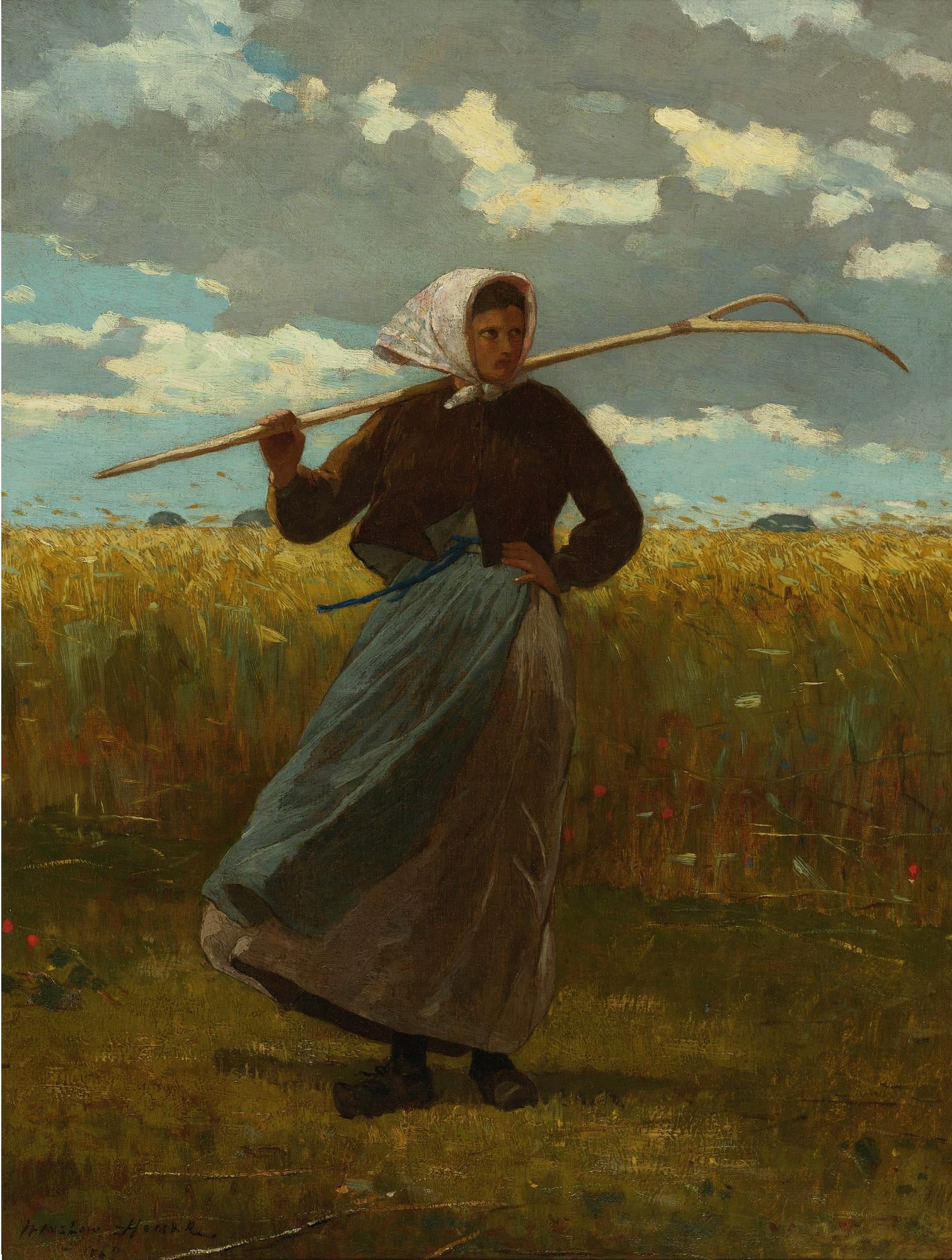 Le retour du glaneur - Winslow Homer