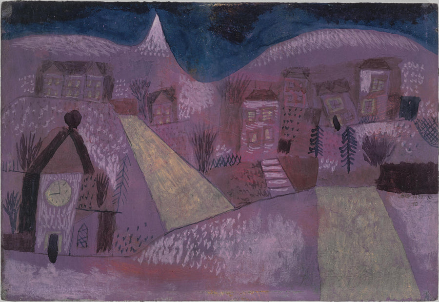 Paysage d'hiver - Paul Klee