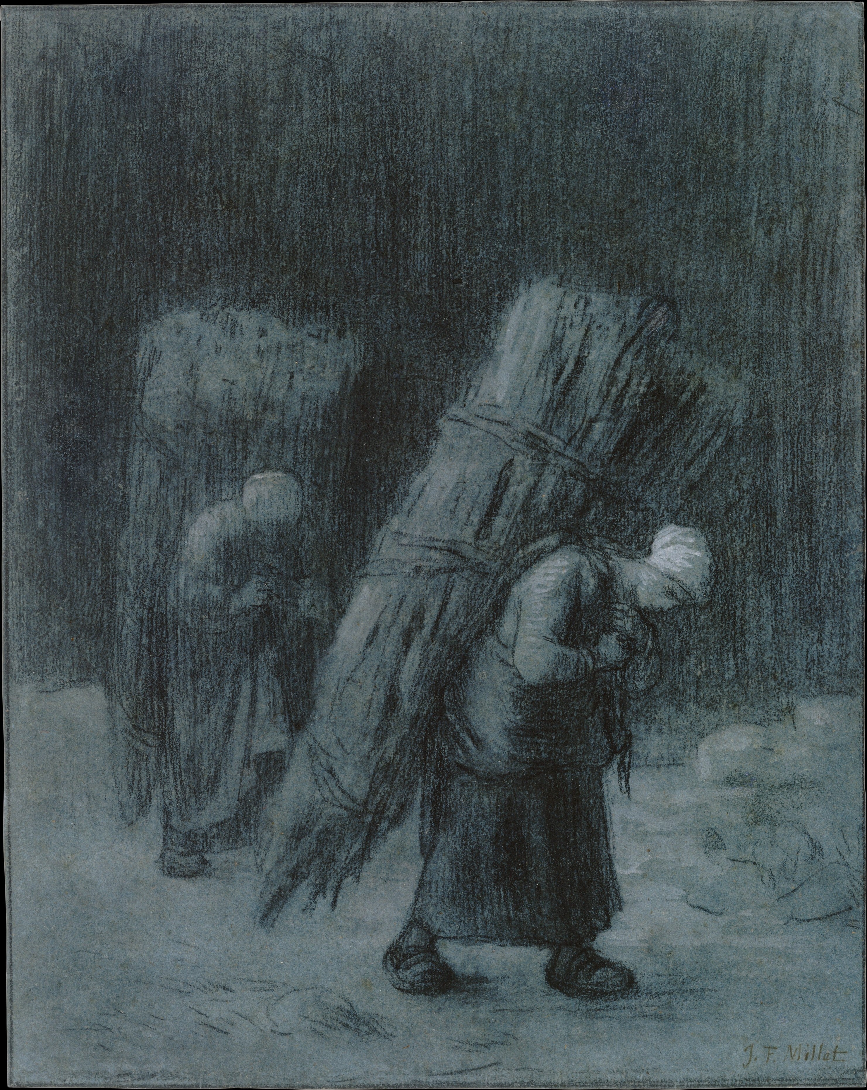 Femmes portant des fagots - Jean-François Millet