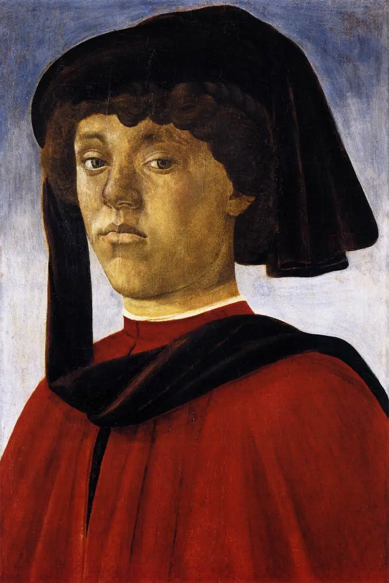 Portret młodego mężczyzny - Sandro Botticelli