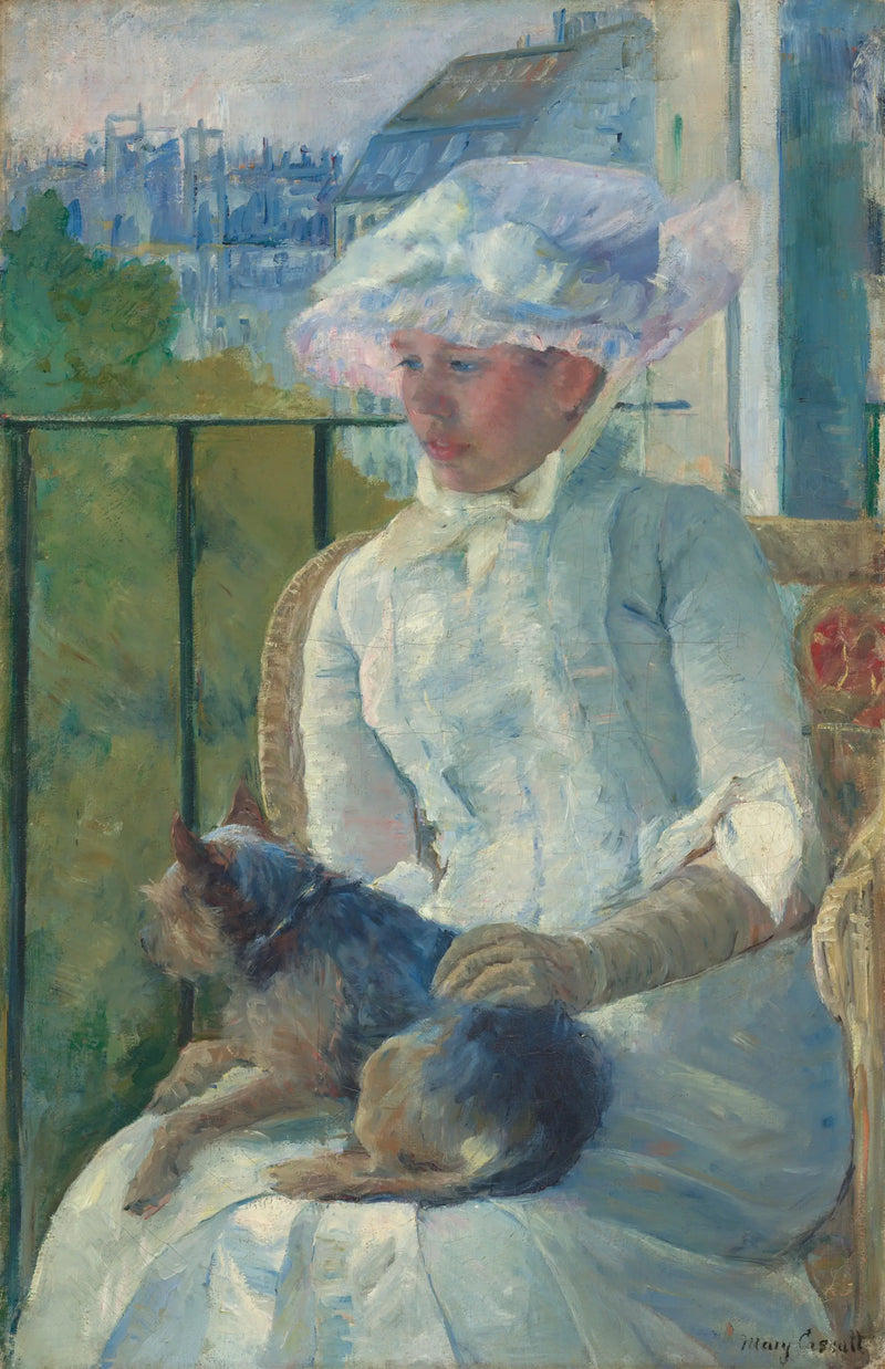 Młoda dziewczyna przy oknie - Mary Cassatt