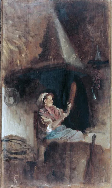 Obok kominka - Giuseppe De Nittis