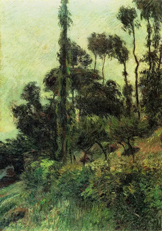Na zboczu wzgórza - Paul Gauguin