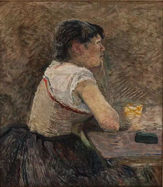 W Grenelle, pijaczka absyntu - Henri de Toulouse-Lautrec