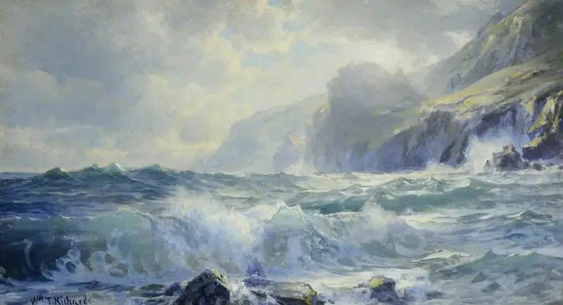 Na Icart Point, Guernsey - William Trost Richards