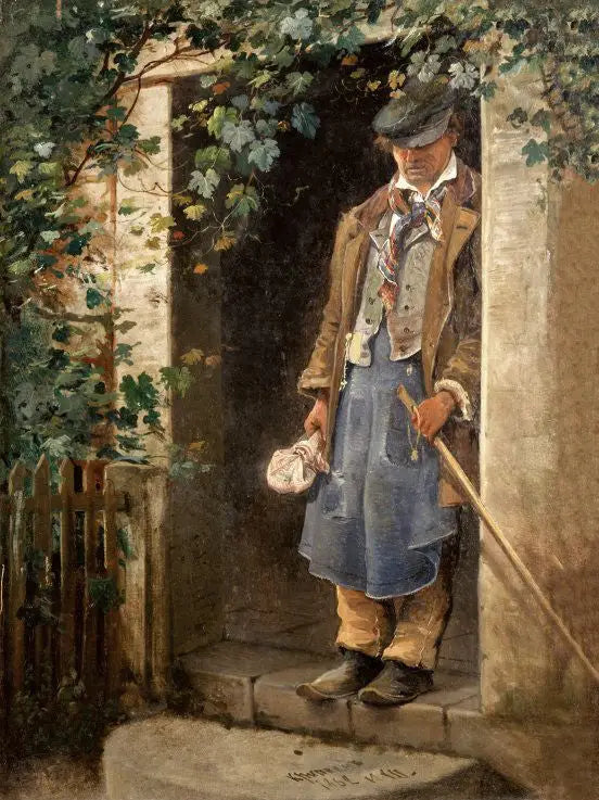 À Krippen. L’homme sur le pas de la porte - Ivan Chichkine - Alpha Reproduction