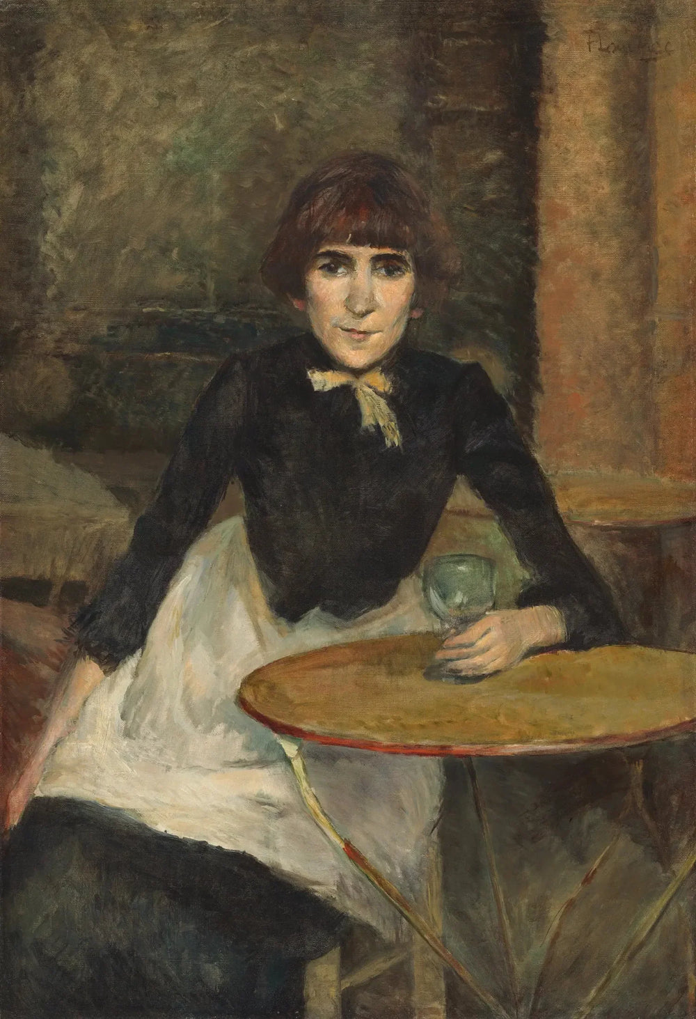À la Bastille (Jeanne Wenz) - Henri de Toulouse-Lautrec image 1 reproduction réalisée par Alpha Reproduction