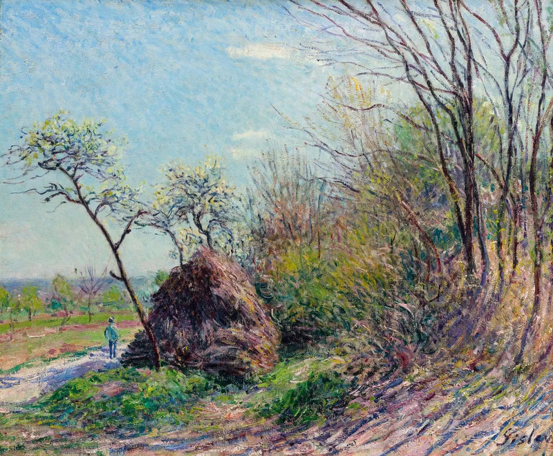 Na skraju lasu - Les Sablons - Alfred Sisley