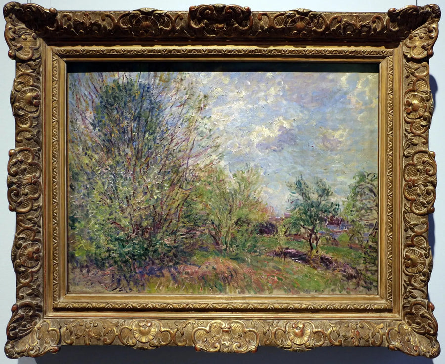 Na skraju lasu / Krajobraz. Wiosna - Alfred Sisley