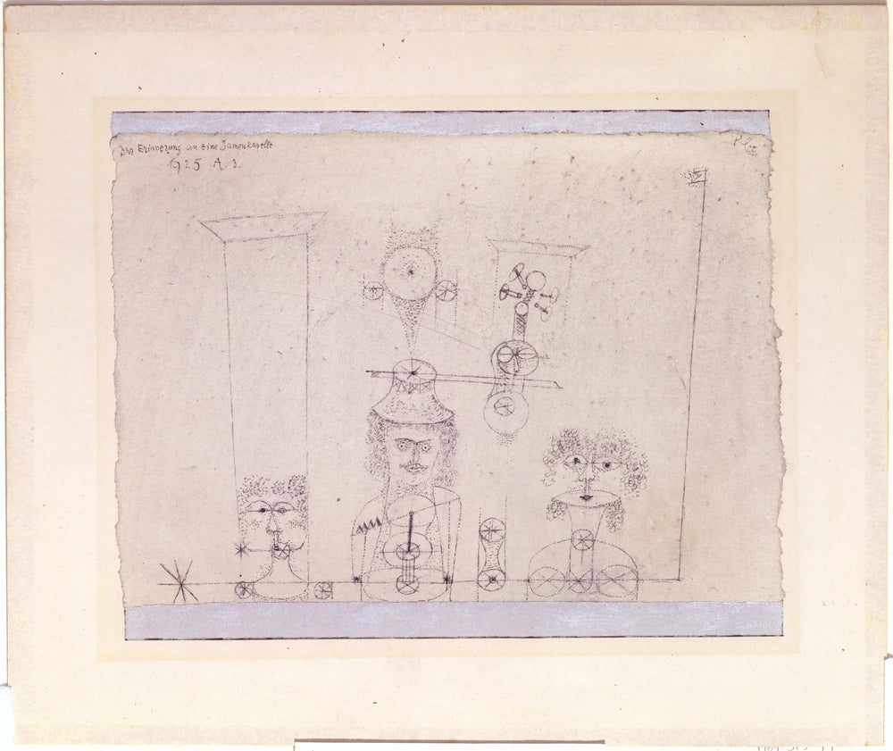 À la mémoire d'un groupe entièrement féminin - Paul Klee image 1 copie peinte à la main à l’huile