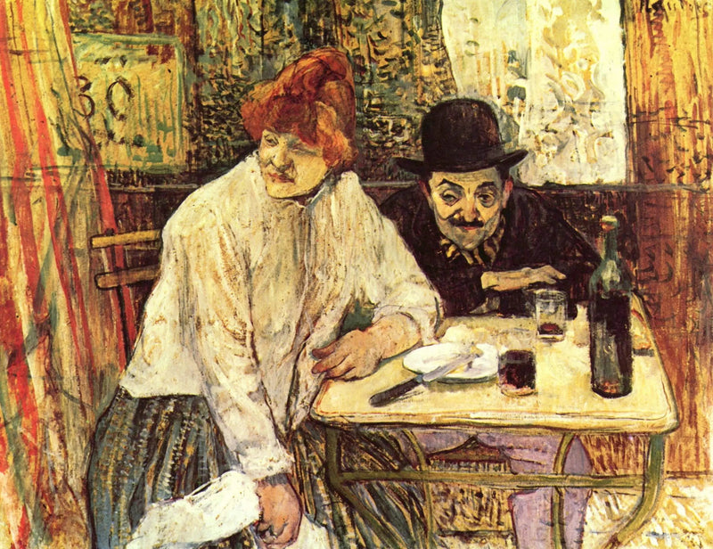 Przy Mie - Henri de Toulouse-Lautrec